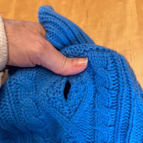 BINGPET Dog/Cat Knitted Sweaters - Turtleneck - Classic Cable- like new! - Picture 3 of 3